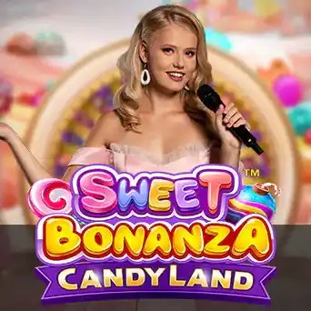 Sweet Bonanza CandyLand online game logo by Pragmatic Play on lex-at.com