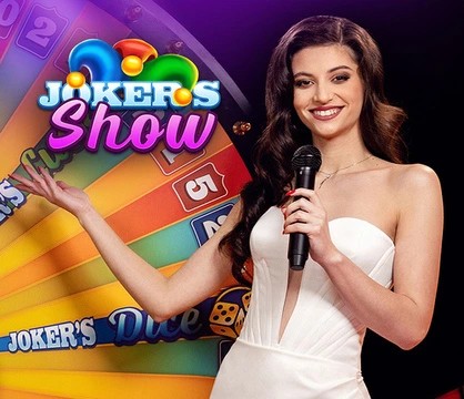 Joker’s Show slot visual from Skywind Group available on lex-at.com